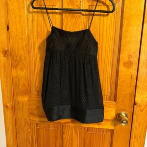 Catherine Malandrino Black Polka Dot Tank